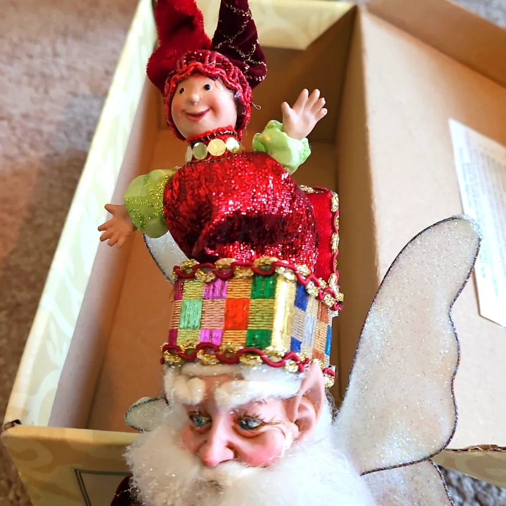 Christmas Present Fairy Figurine Mark Roberts - Picture 3 of 6